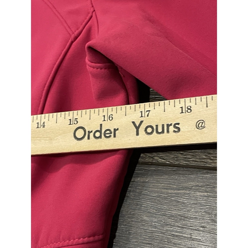 The North Face Jacket Womens Small Pink Softshell Fleece Lined Hooded WindWall - Picture 6 of 11
